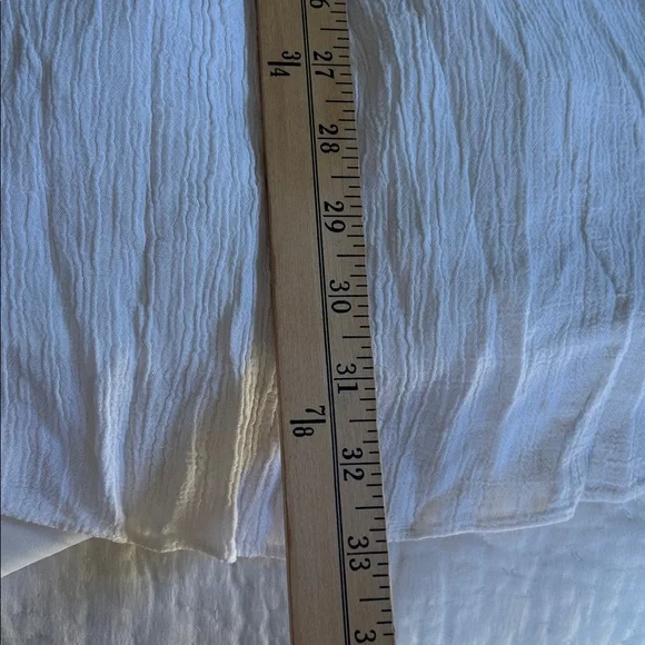 RACHEL Rachel Roy Cream gauze crochet midi summer beach pool dress - Picture 9 of 10